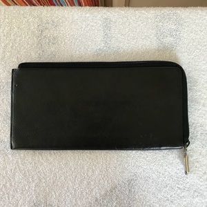 Yves Saint-Laurent zippered wallet